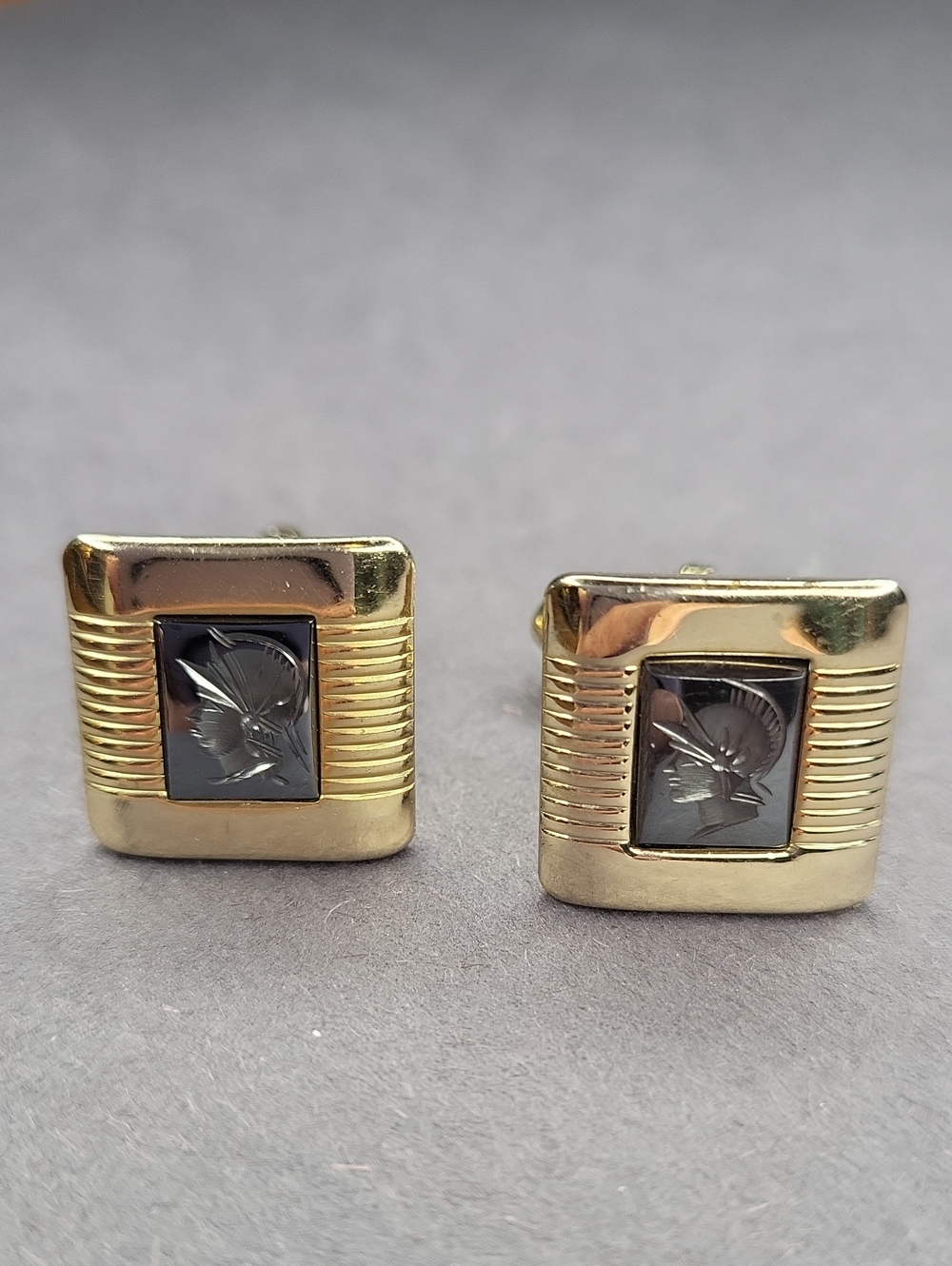 Anson Gold-Tone Square Cuff Links